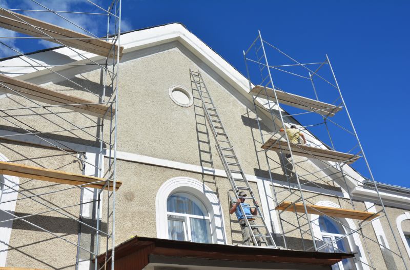 Commercial Stucco Installation detail
